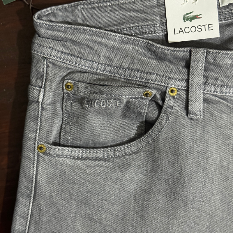 Lacoste Gris Claire - Coupe Droit