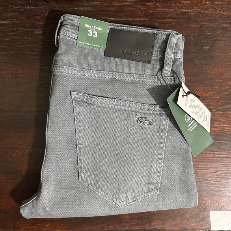 Lacoste Gris Claire - Coupe Droit