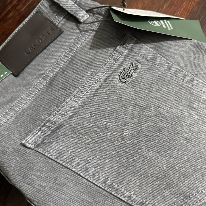 Lacoste Gris Claire - Coupe Droit