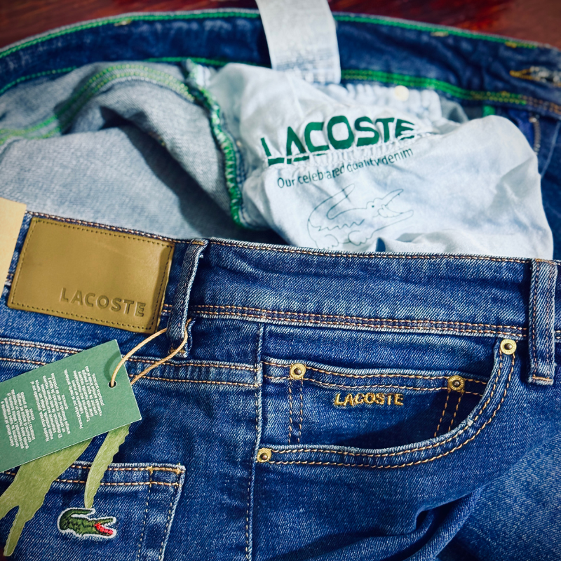 Lacoste Bleu Délaver 3
