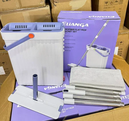 ممسحة أرضيات ذكية مع دلو تنظيف أوتوماتيكي 360°