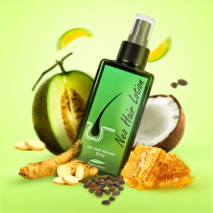 نيو هير لوشن تايلندي أصلي 100% بخاخ عضوي للمساعدة في نمو الشعر وعلاج الصلع