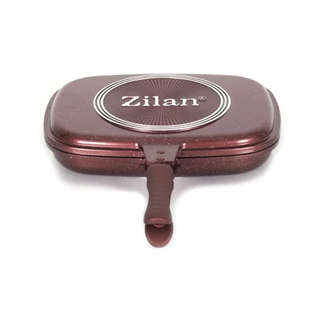 Zilan Poêle à frire, ZLN9522 revêtement en marbre, double zone de chauffage