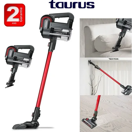 Taurus Aspirateur balai 3 en 1 Ultimate Lithium 36V-2ans de garantie