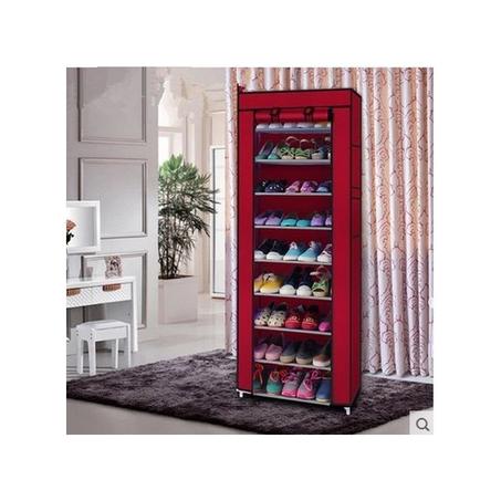 Armoire de chaussure 9 étages – Bordeaux