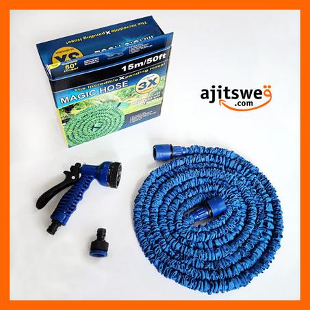 خرطوم مرن سحري قابل للتوسيع  خرطوم بلاستيكي ورذاذ غسيل السيارات