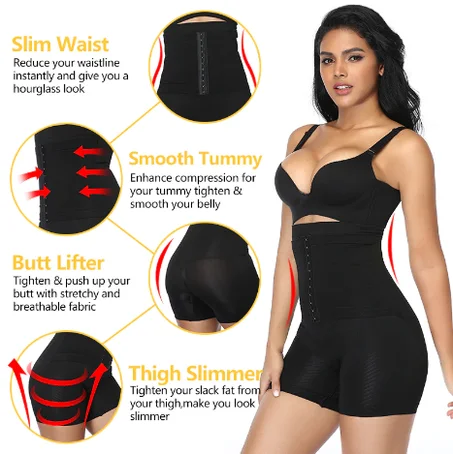 Waist Trainer Tummy Control Shorts Shapewear Butt Lifter Safety Short Pants Under Skirts High Waist
