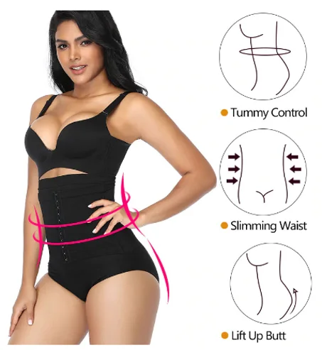 Women High Waist Tummy Control Panties Butt Lifter Body Shaper Shaping Briefs Shapewear Slimming Underwear