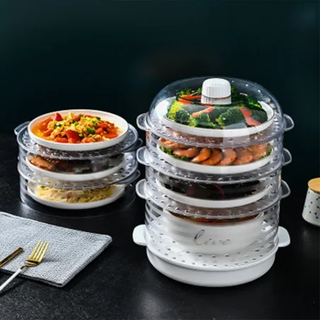 Kitchen Sealer Multi-layer Dish Cover Multi-functional  Keep Hot Food Cover Modern Simple High Quality