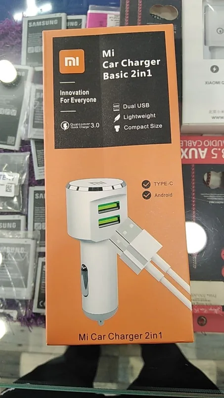 شاحن سيارة Mi CAR CHARGER BASIC 2 in 1
