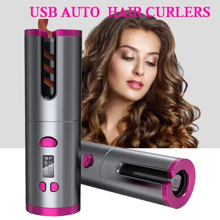 AUTO ROTATING CERAMIC HAIR CURLER