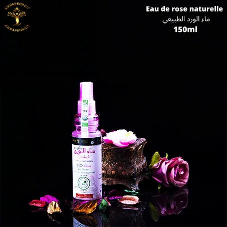 ماء الورد الطبيعي        Eau de rose naturelle         150ml