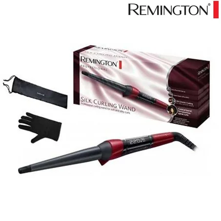Remington Fer à Boucler, Boucleur Conique Céramique, Soin Protéine de Soie - CI96W1 Silk