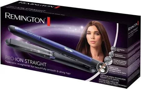 Remington Fer à Lisser, Lisseur Triple Action, Ionique, Anti Frisottis, Anti Electricité Statique, Cheveux Lisses - S7710 Pro Ionic