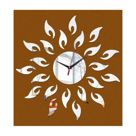 ساعات حائط أكريليك حديثة أصنعها بنفسك – شكل الشمس / es-2684.2 / DIY Modern Acrylic Wall Clocks Sun Shape