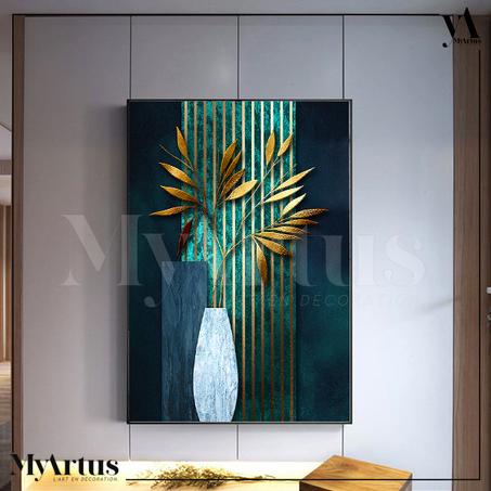 Motif Exotique Harmonieux d'herbe