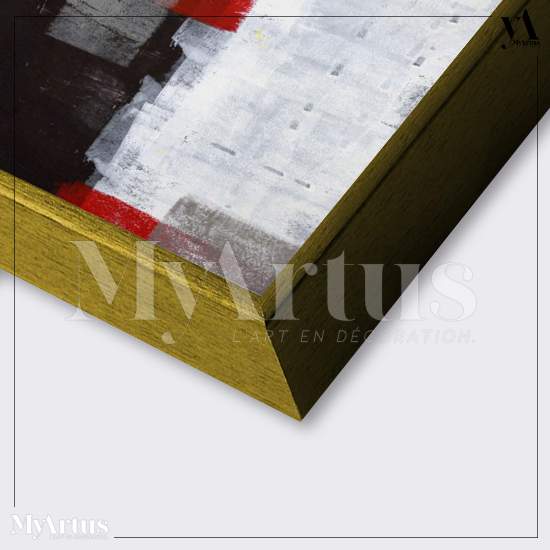 Marble Paper Mixed 5 panneaux (90x300cm taille totale) tableau