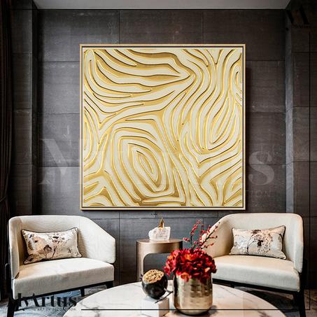 Œuvres d'art Gold Wall-2