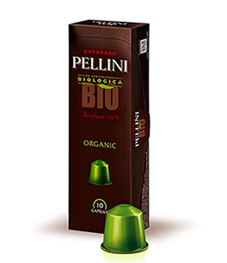 Capsules Pellini Bio 100% Arabica x10 pour Nespresso