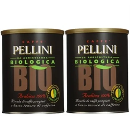 Café moulu bio - 100% Arabica - 2x250g - Pellini Caffè
