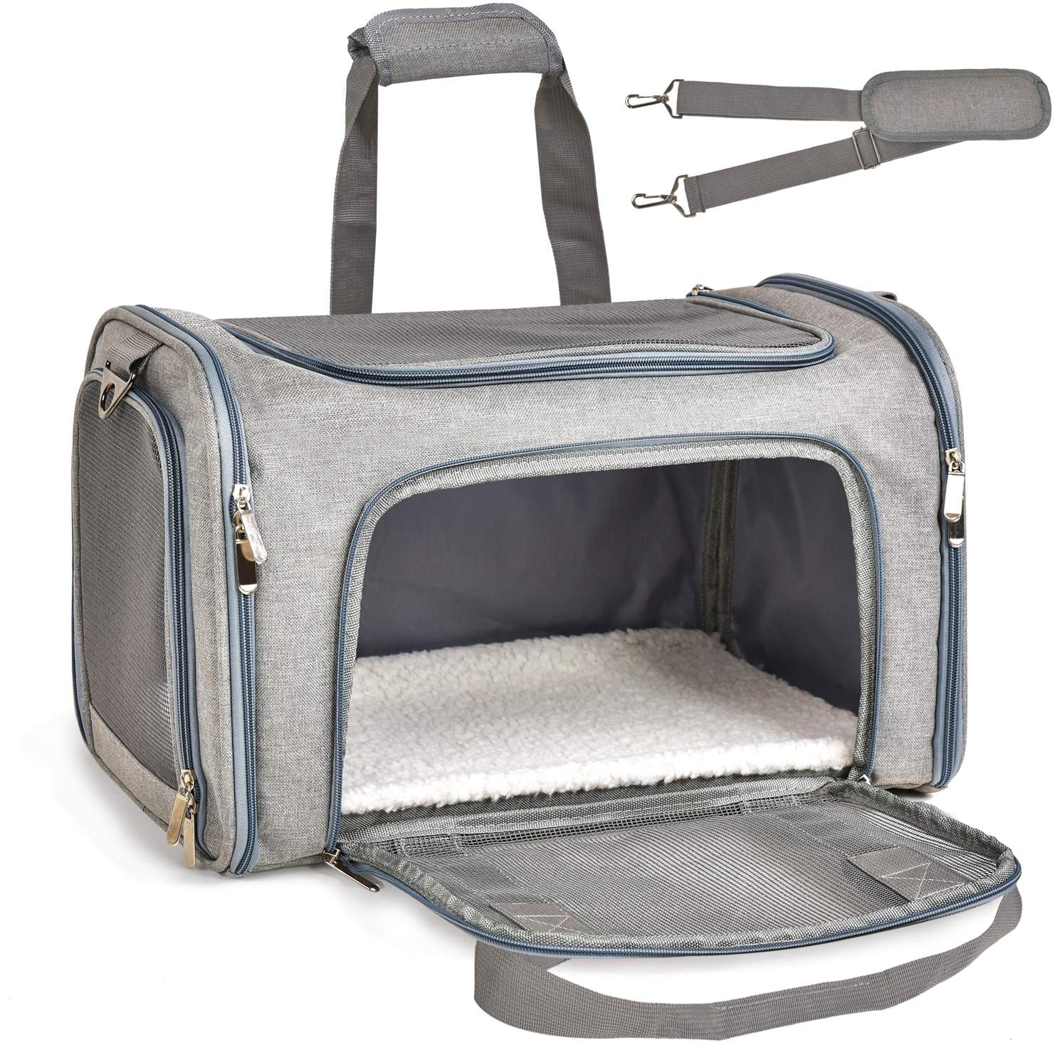 Large Collapsible Airline Approved Soft Sided Pet Carrier -  Finland