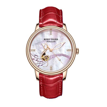 Fashion New Rose Luxury Leather  Watch