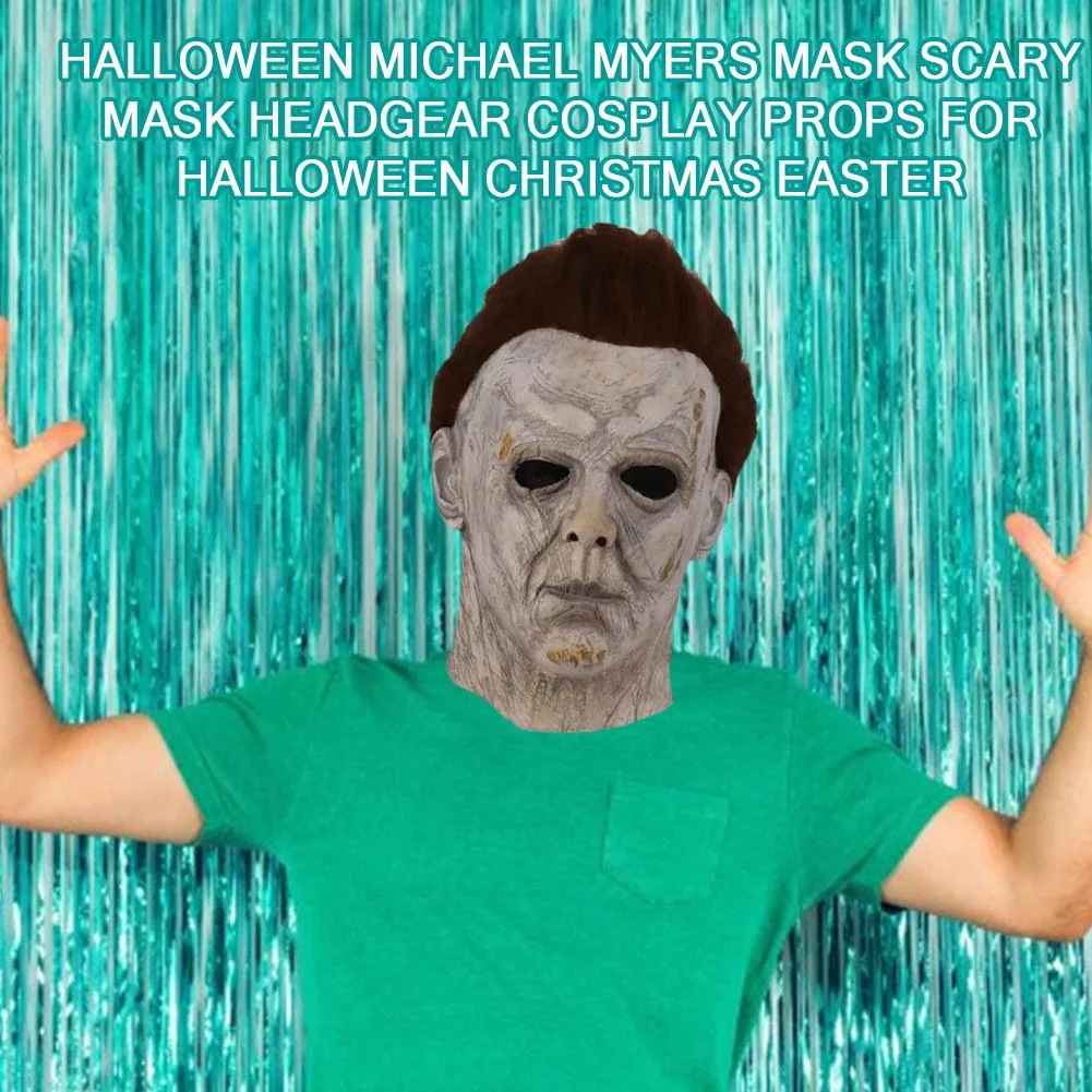 Halloween Michael Myers Mask Scary Mask Headgear Cosplay