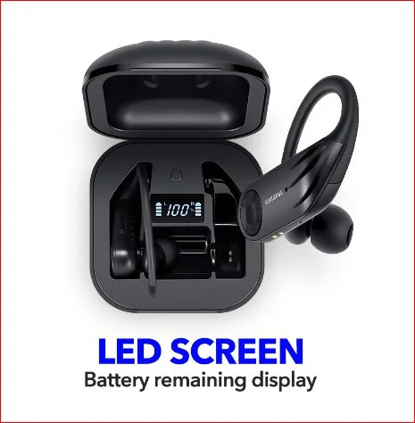 SANLEPUS B1 Led Display Bluetooth Earphone Wireless Headphones TWS Stereo Earbuds Waterproof Noise Cancelling Headset With Mic