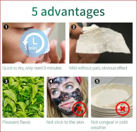 LANBENA Face Mask Blackhead Remover Serum New Style Quick Drying Fragrance Non Stick Finger Facial Deep Cleaning Shrink Pores