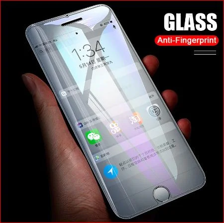 1-3Pcs Full Cover Glass on the For iPhone X XS Max XR Tempered Glass For iPhone 7 8 6 6s Plus 5 5S SE 11 Pro Screen Protector