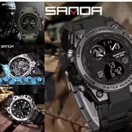 الساعة الرجالية متعددة الوظائف