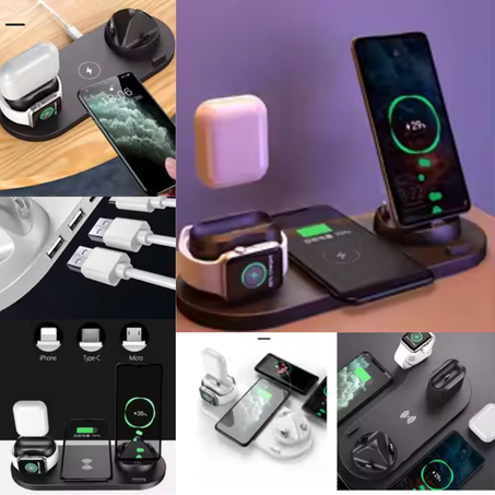 1قاعدة شحن لاسلكية الآمنة 6 في