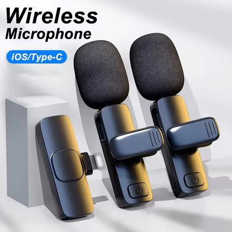 Wireless Microphone for Live Streaming and Filming Professional Audio for Your Phones