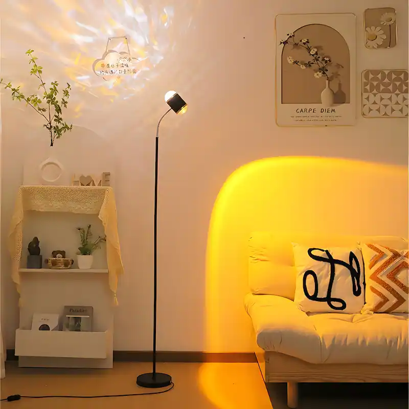 Lampadaire Coucher De Soleil