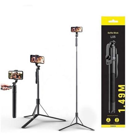 عصا سلفي بطول 1.50 متر بمميزات رهيبة - L05