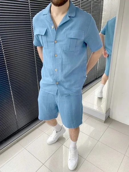 Ensemble 2 pièces chemise + short