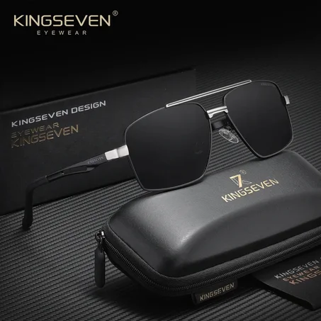 Lunettes KINGSEVEN 7755 SILVER GRAY
