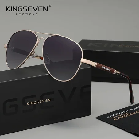 Lunettes KINGSEVEN N7730 GOLD MAUVE