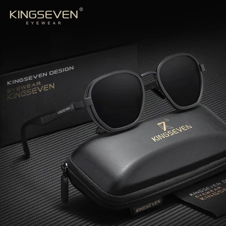Lunettes KINGSEVEN LE791 BLACK GRAY