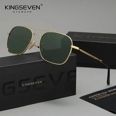 Lunettes KINGSEVEN 7118 GOLD GREEN