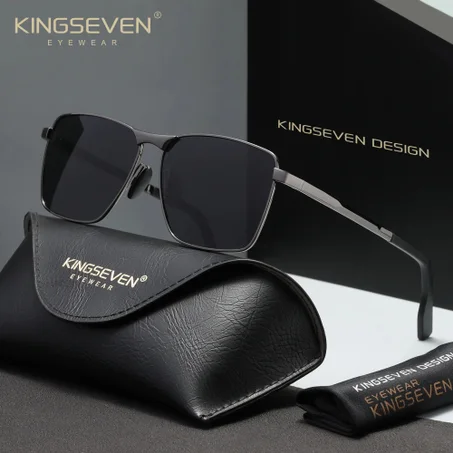 Lunettes KINGSEVEN 7601 BLACK GRAY