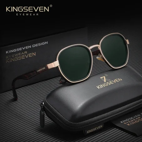 Lunettes KINGSEVEN LE791 GOLD GREEN