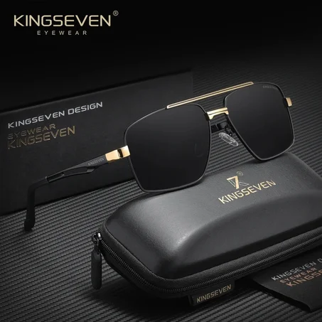 Lunettes KINGSEVEN 7755 GOLD BLACK