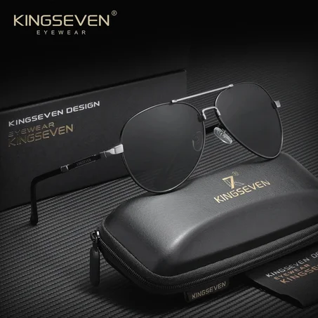 Lunettes KINGSEVEN N7899 SILVER GRAY