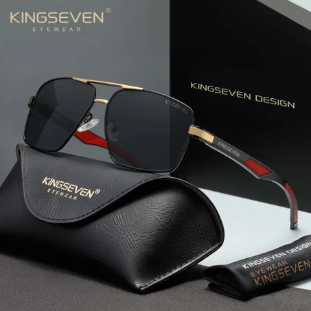 Lunettes KINGSEVEN K7719 GOLD GRAY
