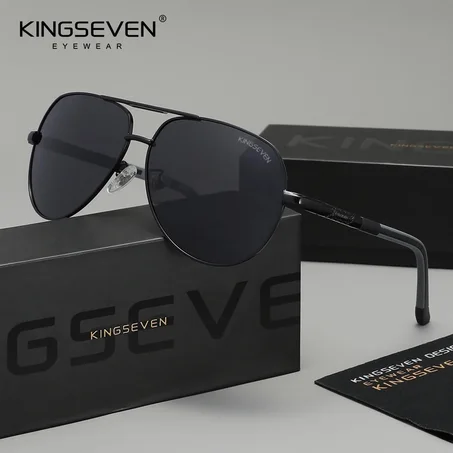 Lunettes KINGSEVEN K725 BLACK GRAY