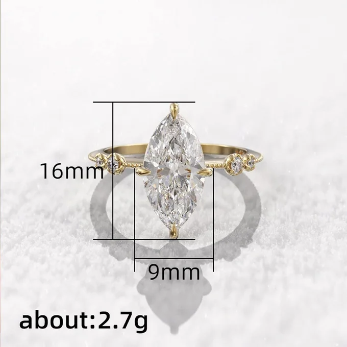 خاتم الزركون اللامع