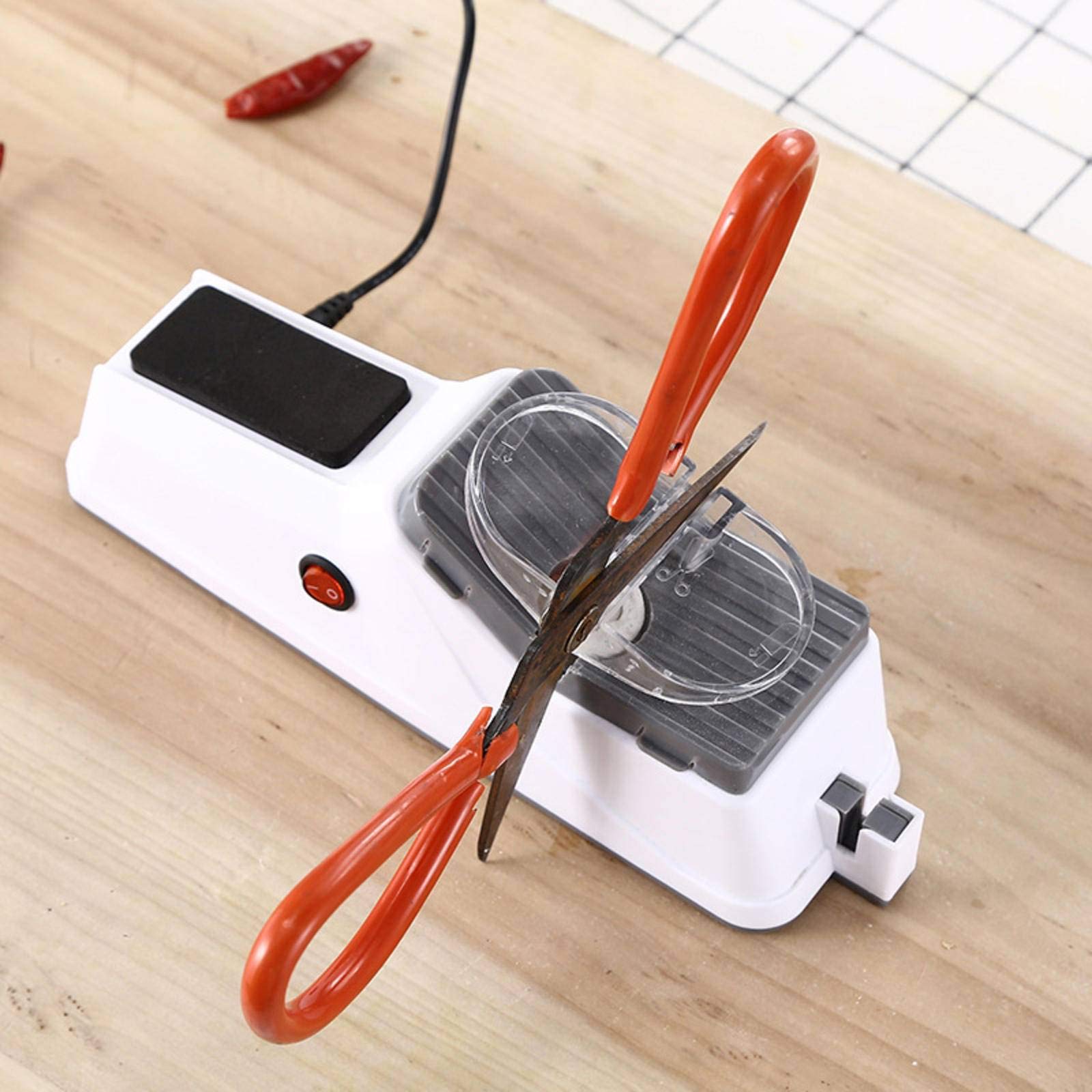 مبراة سكين كهربائية عالية السرعة - USB Electric Knife Sharpener