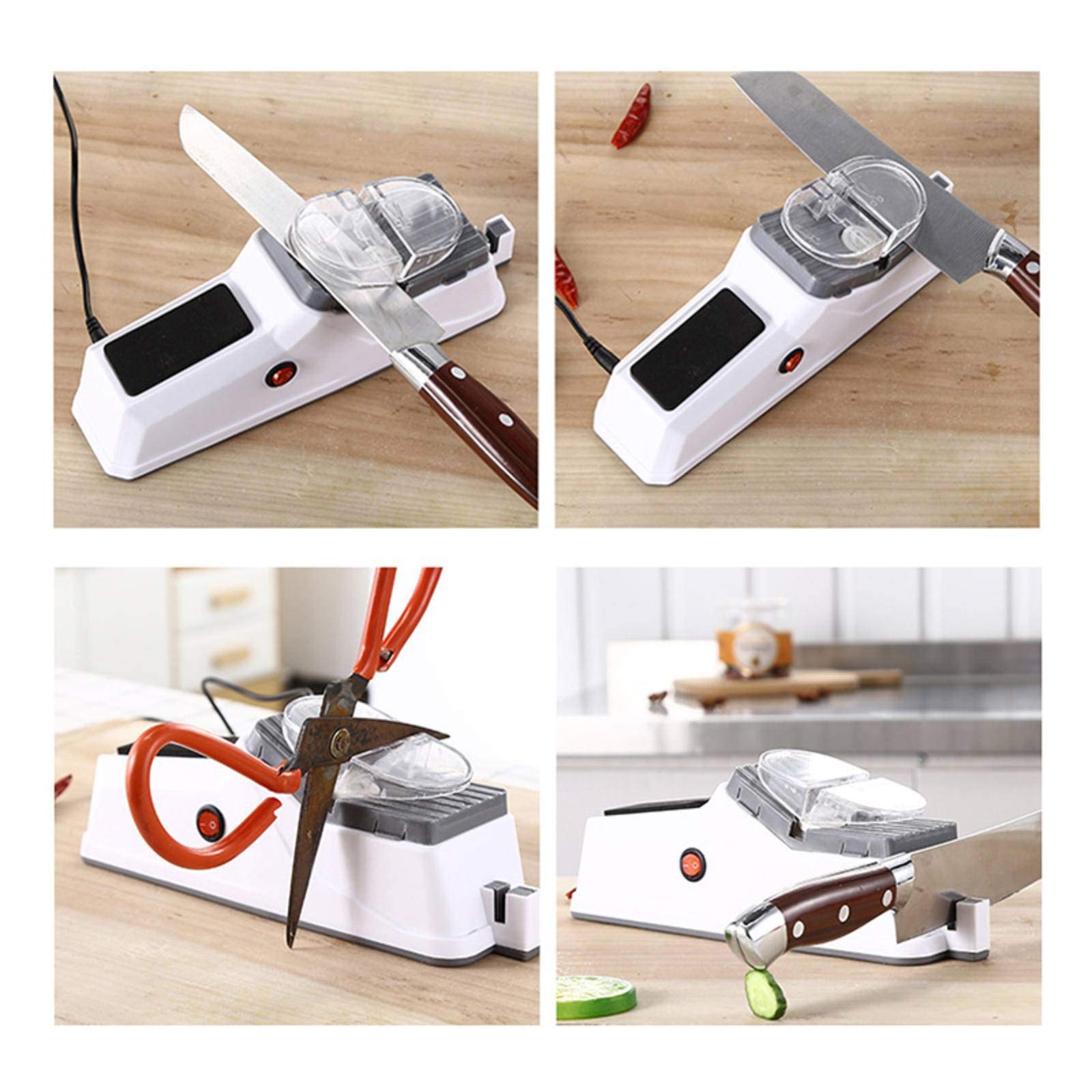 مبراة سكين كهربائية عالية السرعة - USB Electric Knife Sharpener
