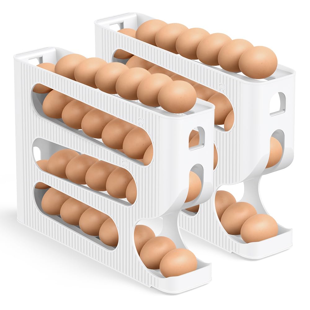 موزع البيض للثلاجة، وتخزين بيض الثلاجة - Egg Dispenser for Refrigerator